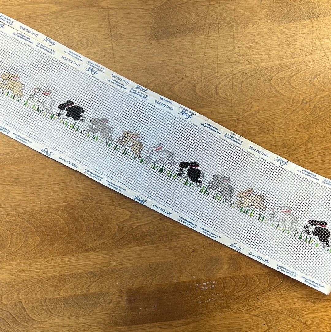 Rabbit Run Belt The Needlepoint Clubhouse