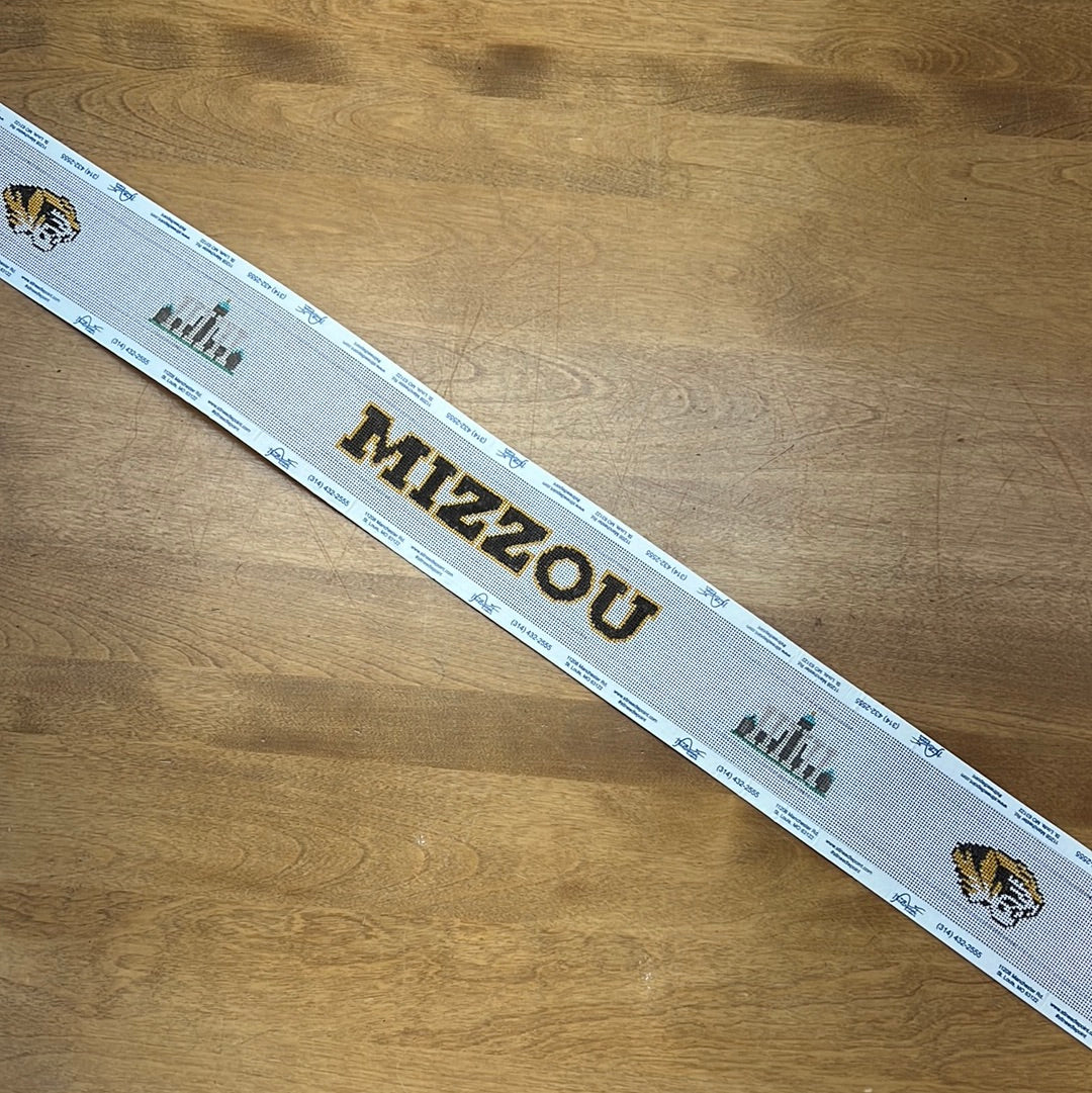 Mizzou Column Belt The Needlepoint Clubhouse