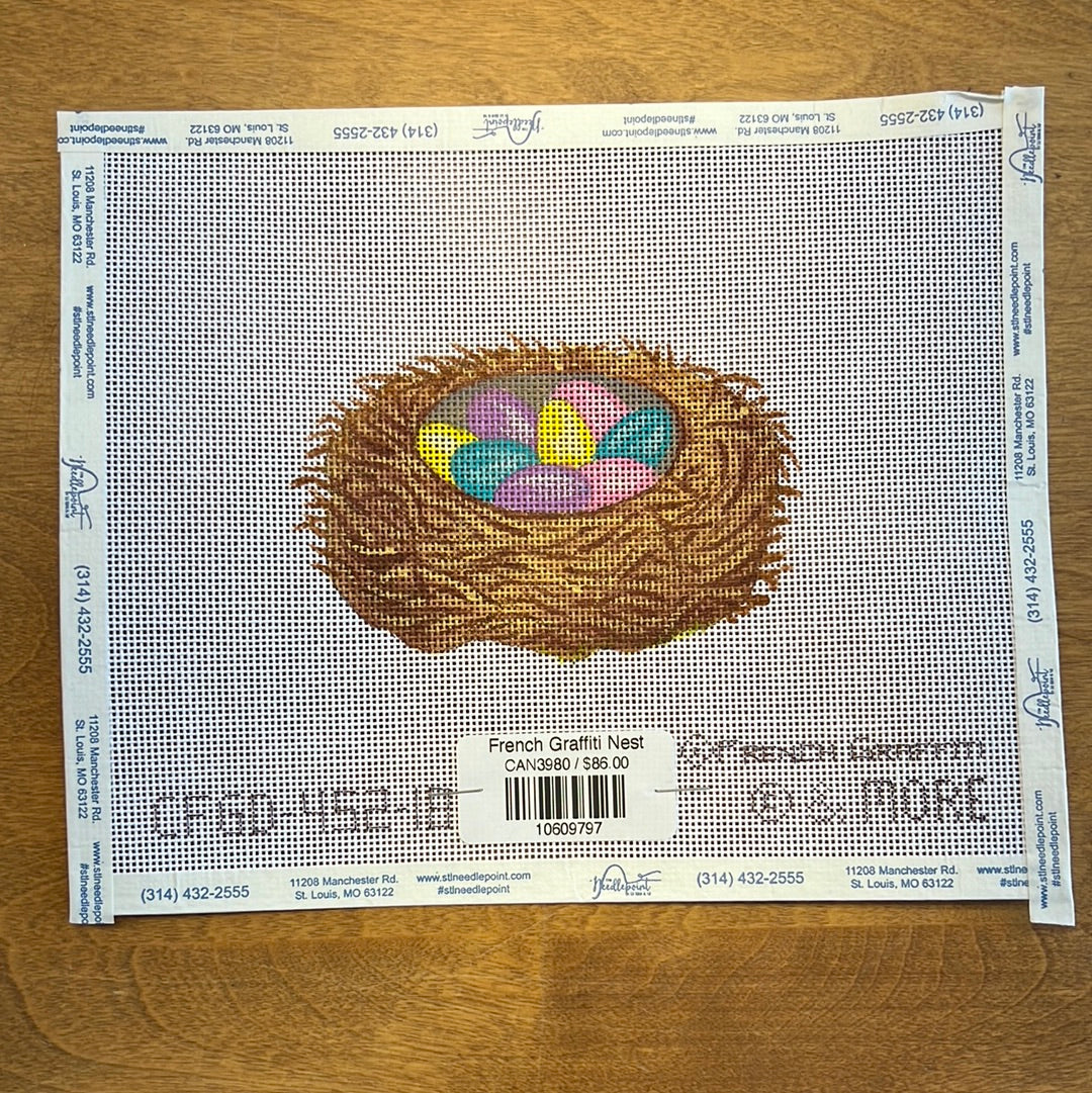 French Graffiti Nest The Needlepoint Clubhouse