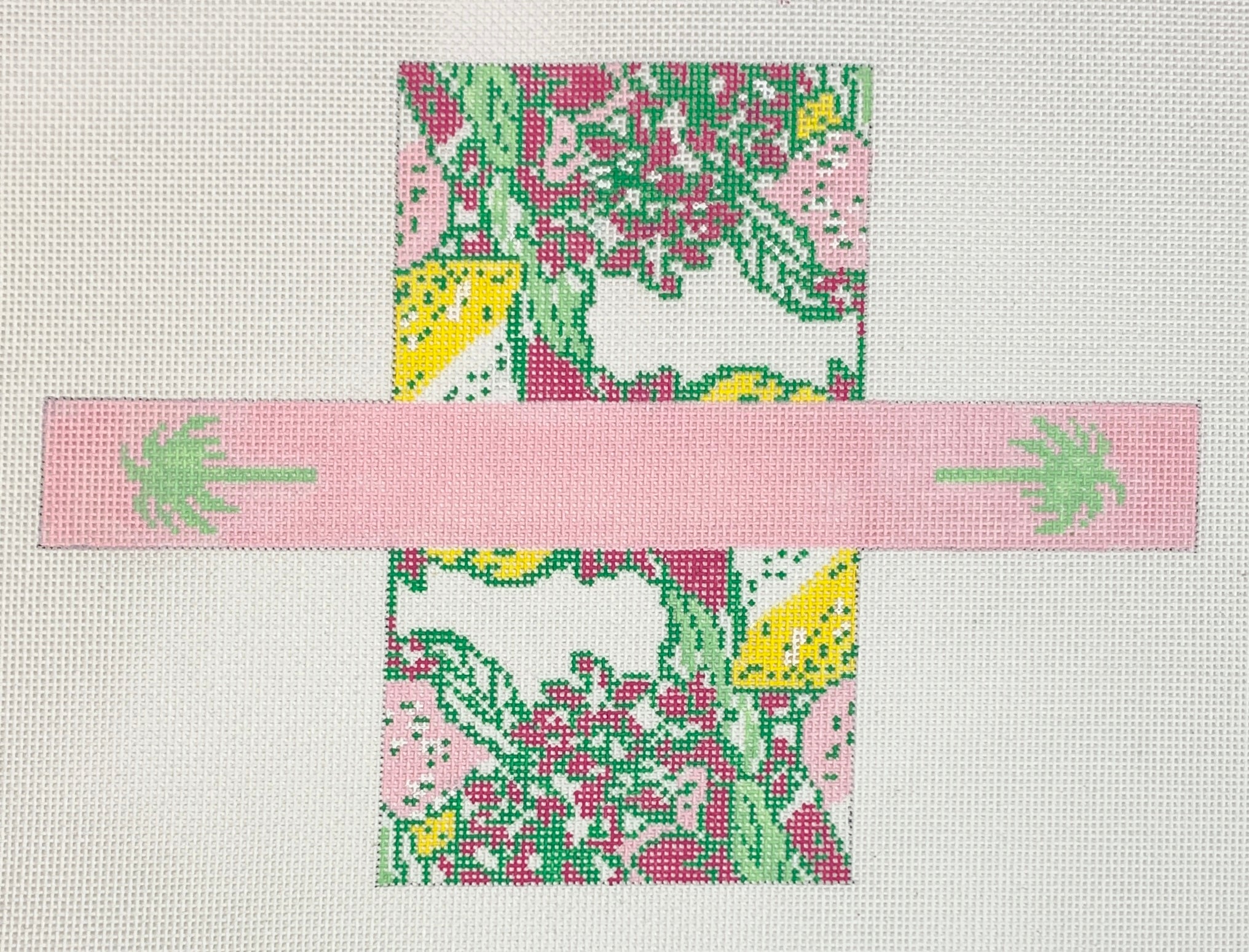 LillyInspired 3D Mini Bag Pink The Needlepoint Clubhouse