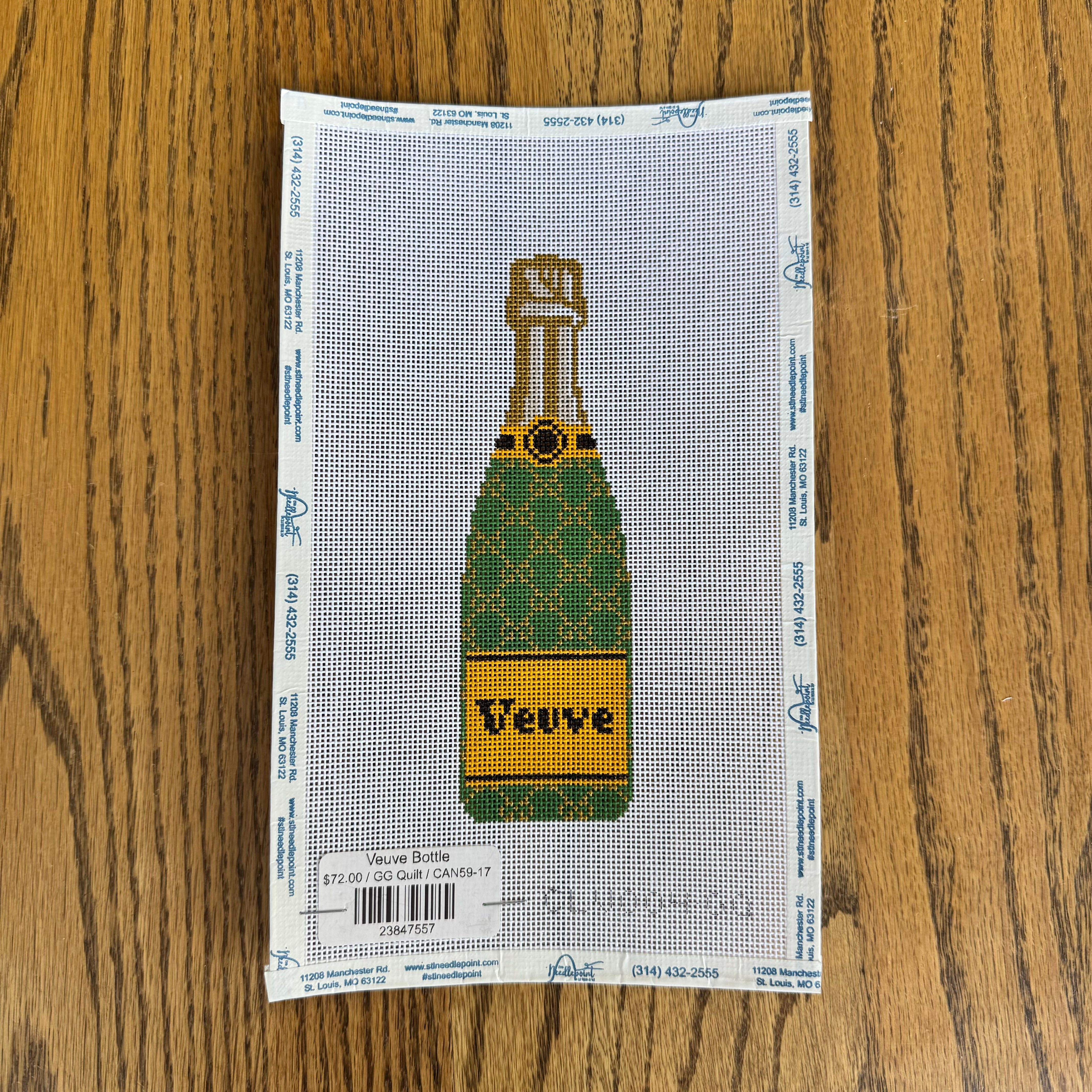 Champagne Bottle - GG Quilt – The Needlepoint Clubhouse