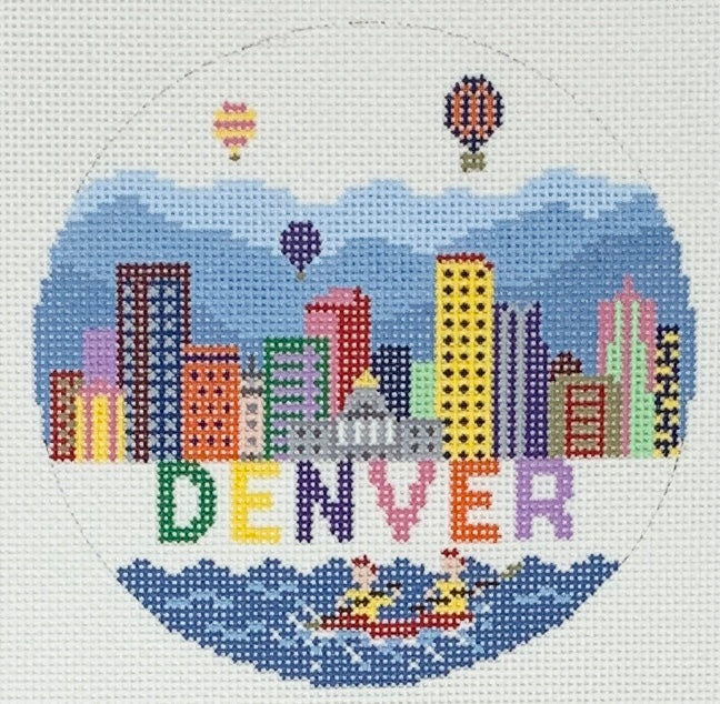 Denver Mountains The Needlepoint Clubhouse