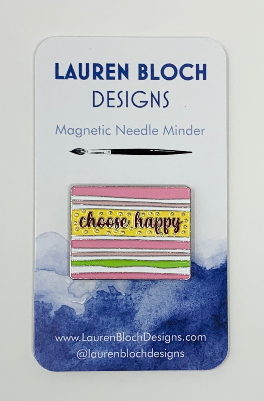 Needle Minder Choose Happy The Needlepoint Clubhouse