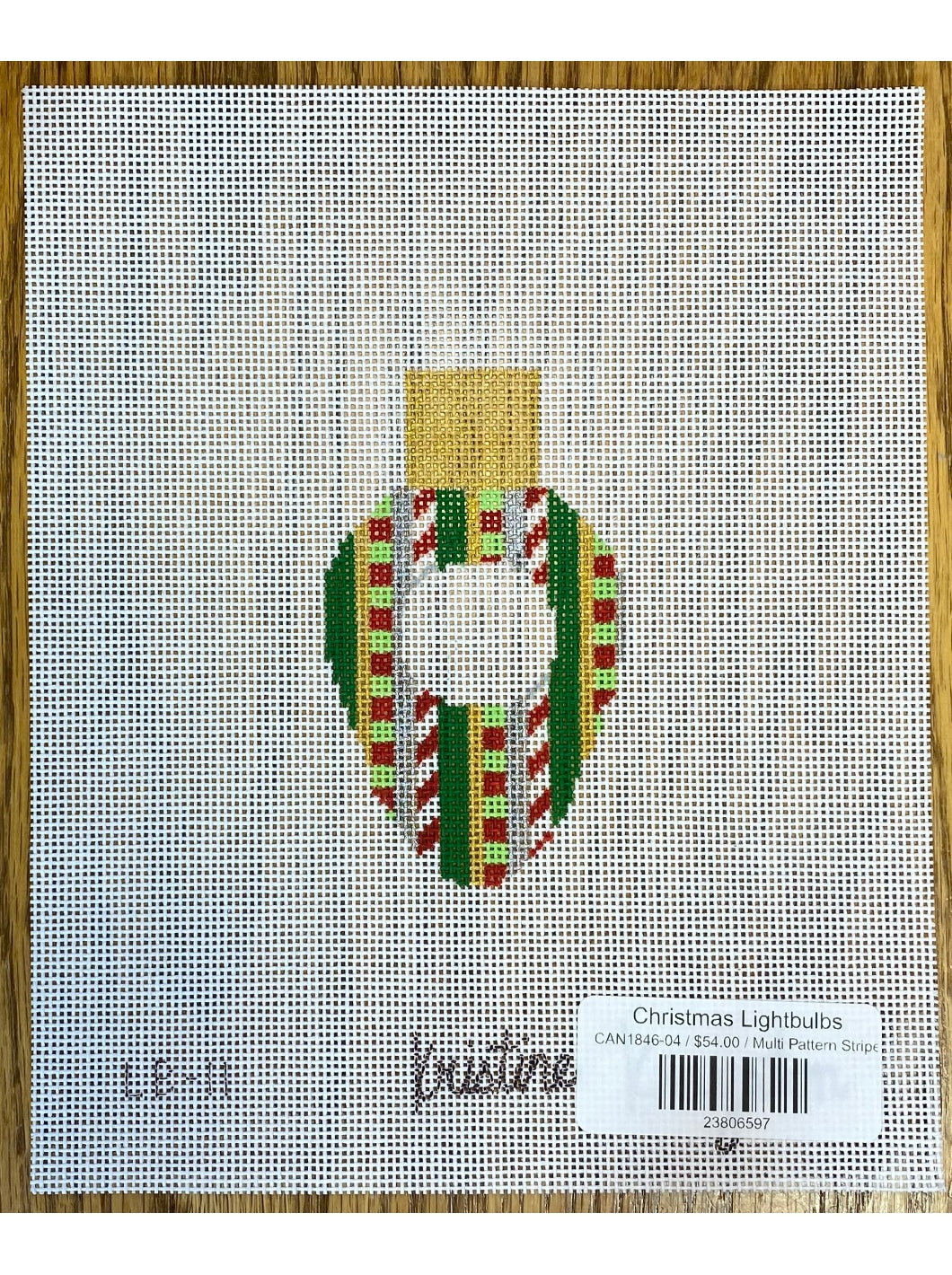 Christmas Lightbulbs The Needlepoint Clubhouse