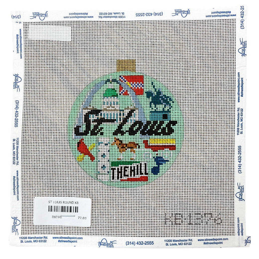 St. Louis Travel Round The Needlepoint Clubhouse