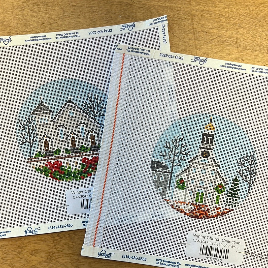 Winter Church Collection The Needlepoint Clubhouse