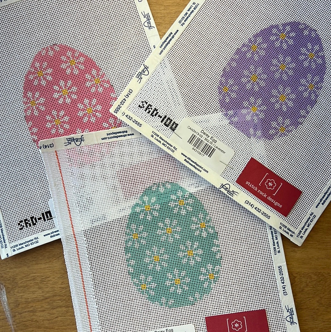 Daisy Egg The Needlepoint Clubhouse