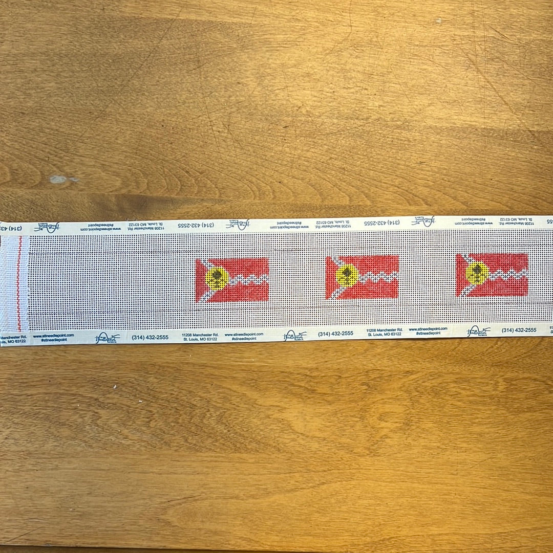St. Louis Flag Belt The Needlepoint Clubhouse