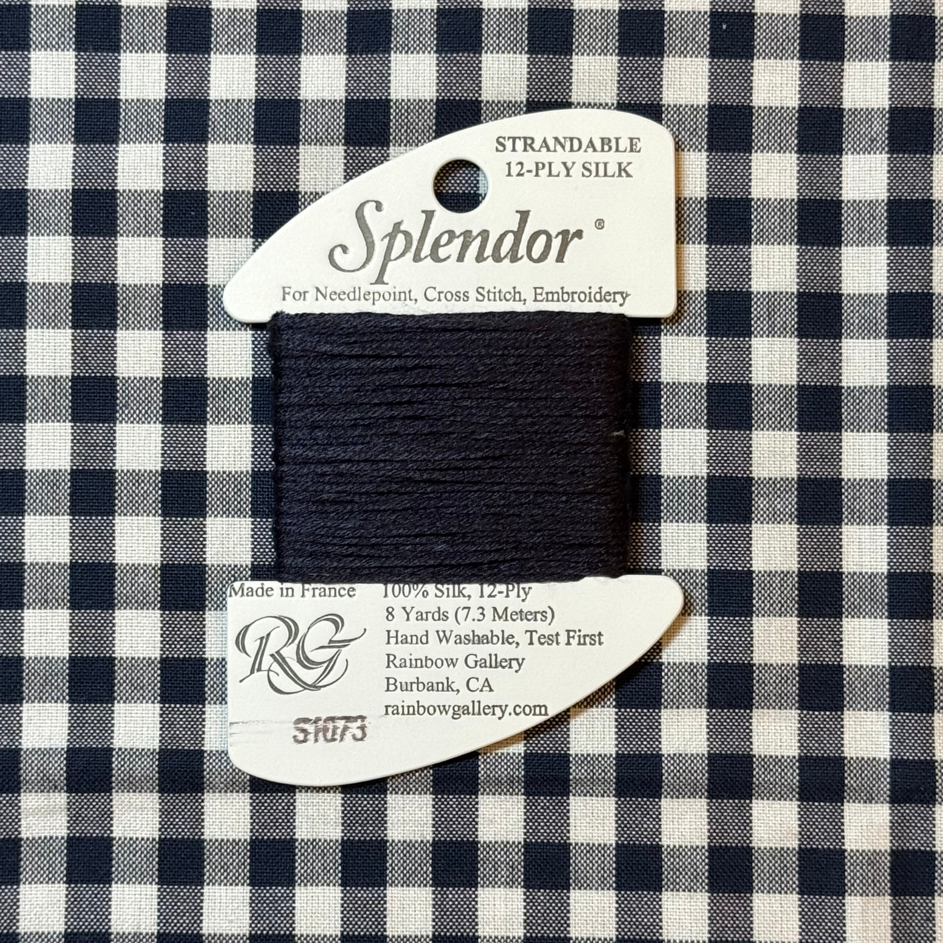 S1073 Midnight Gray | Splendor – The Needlepoint Clubhouse