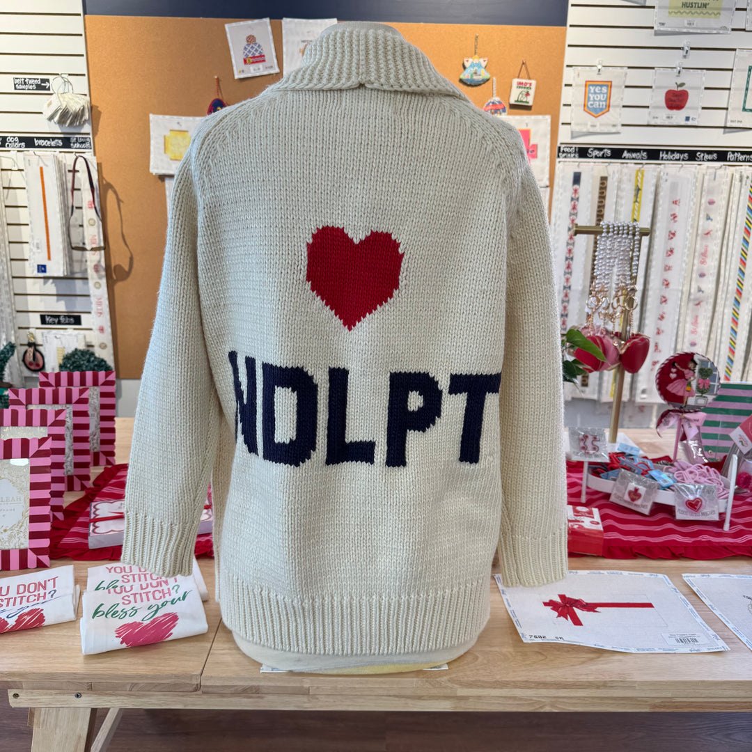 Heart NDLPT Cardigan Sweater – The Needlepoint Clubhouse