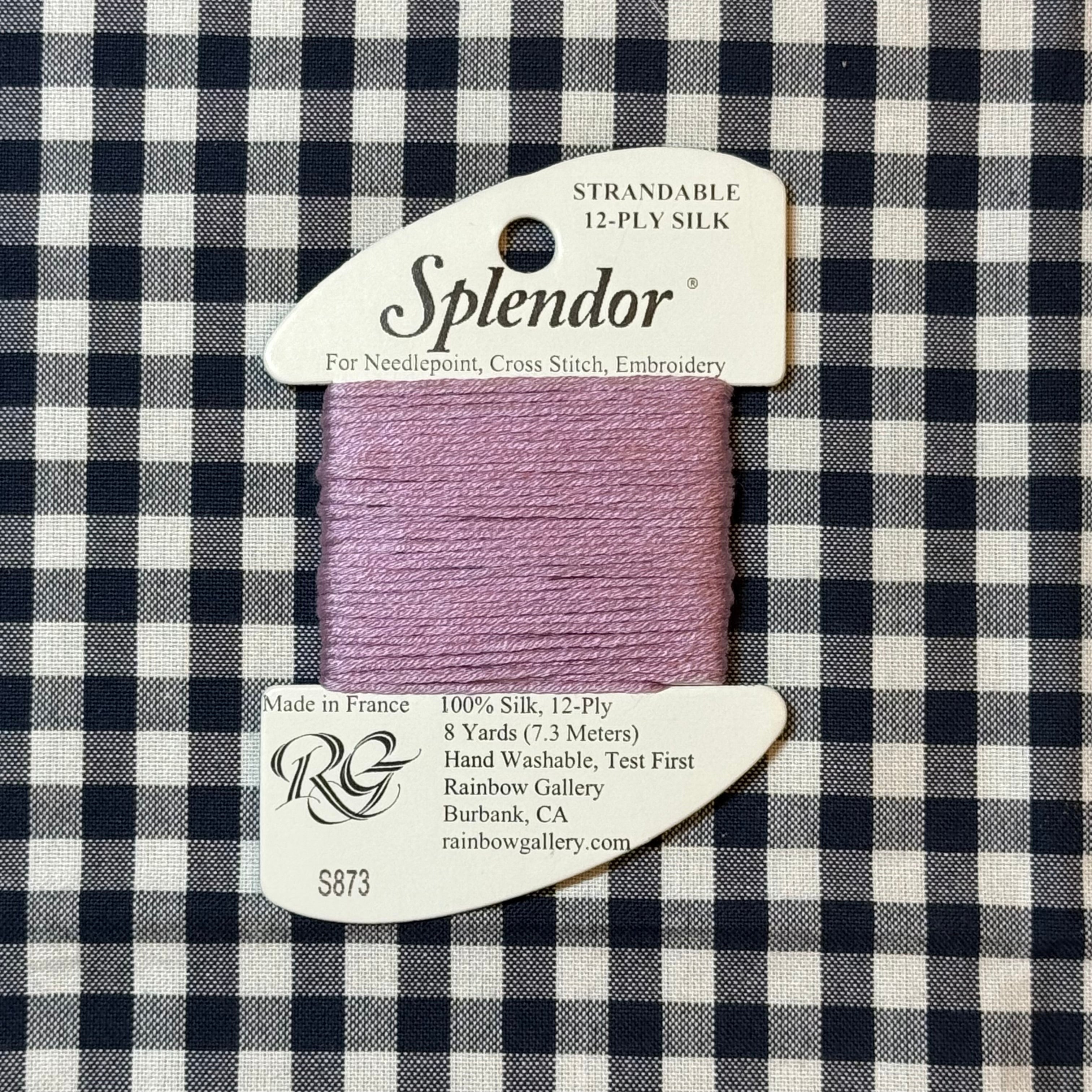 S873 Lite Violet | Splendor – The Needlepoint Clubhouse