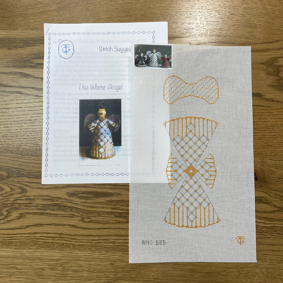 … White Angel … ANG-005 The White Angel/ SG – The Needlepoint Clubhouse