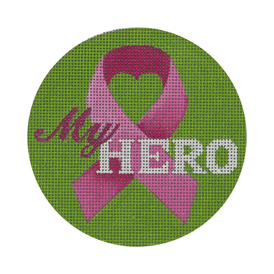 BC01 My Hero Pink Ribbon Ornament