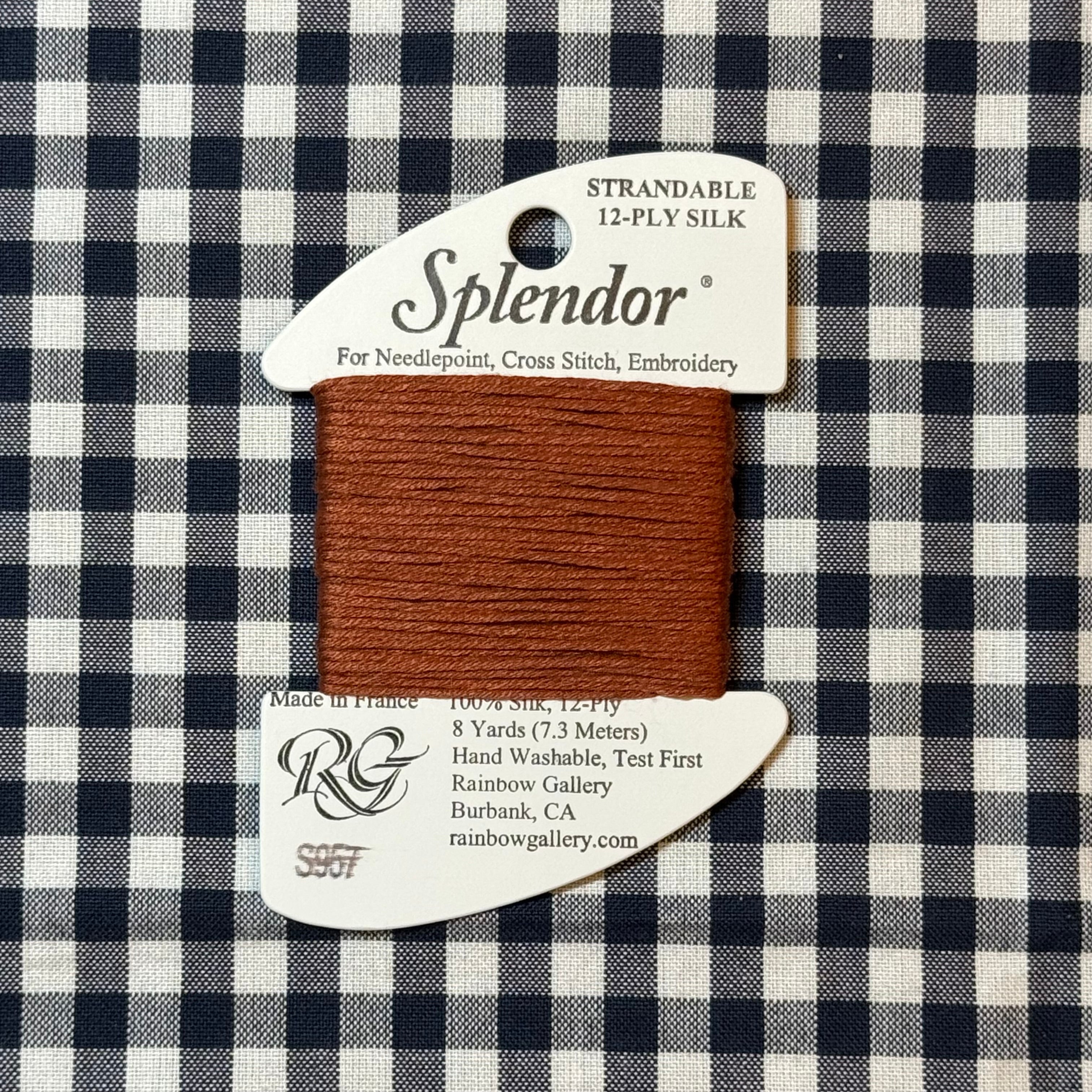 S957 Burnt Orange | Splendor – The Needlepoint Clubhouse