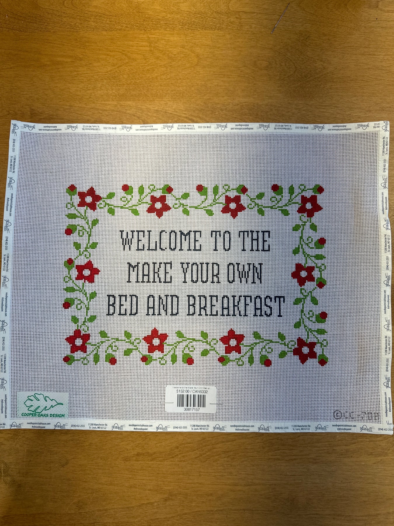to the Make Your Own Bed and Breakfast The Needlepoint Clubhouse