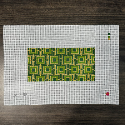 Green Art Deco Clutch Insert