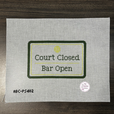Court Closed, Bar Open Tennis