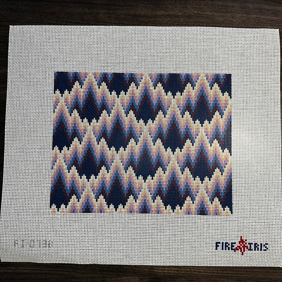 Mountain Bargello (Blues)