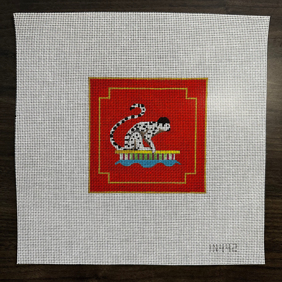 Black and White Monkey Coaster