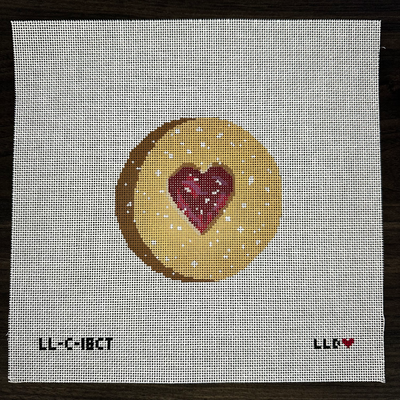 Linzer Cookie with Stitch Guide