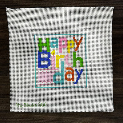 Colorful Happy Birthday Sign