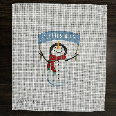 Banner Snowman Ornament