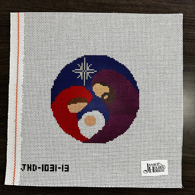 Modern Nativity Round - 13 mesh