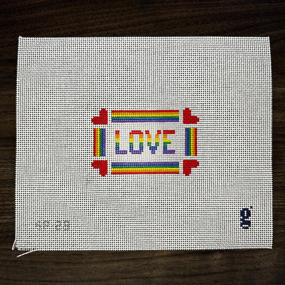 Rainbow Love Canvas