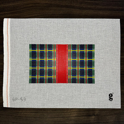 Small Tartan Clutch Canvas