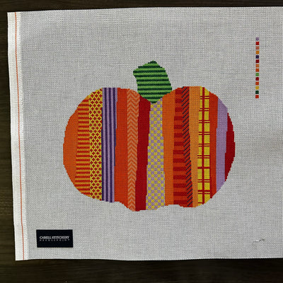 Patchwork Pumpkin - Cabell Stitchery