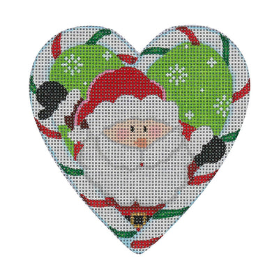 CCH05 Candy Cane Heart, Santa