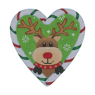 CCH06 Candy Cane Heart, Reindeer