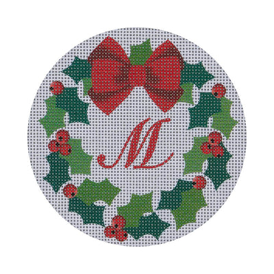 CHRW-M* Monogram Wreath M
