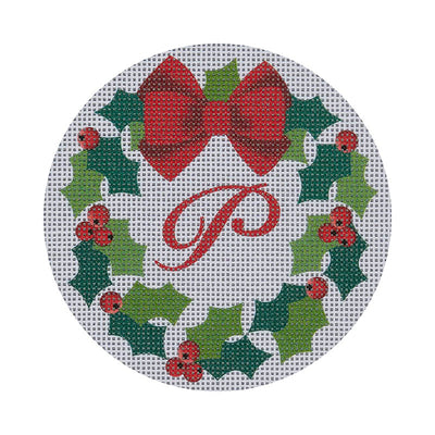 CHRW-P* Monogram Wreath P
