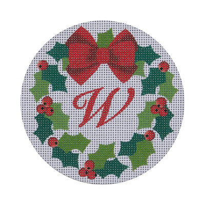 CHRW-W* Monogram Wreath W