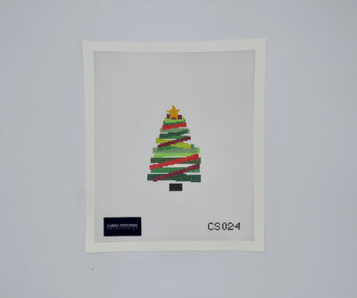 CS02-4 Stackable Collection Tree - Holiday Colors 4.5"