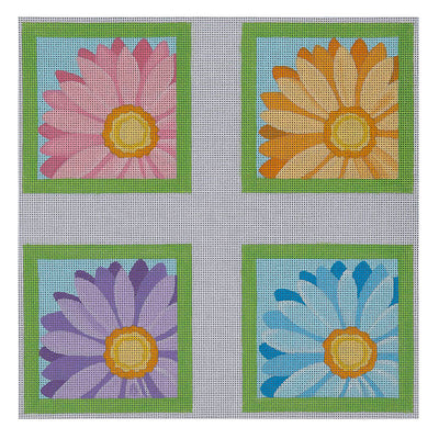 CS02 Crazy Daisy Coasters, Square