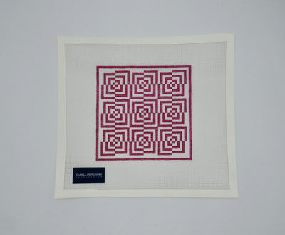 CS89 Geometric Flower – Pink