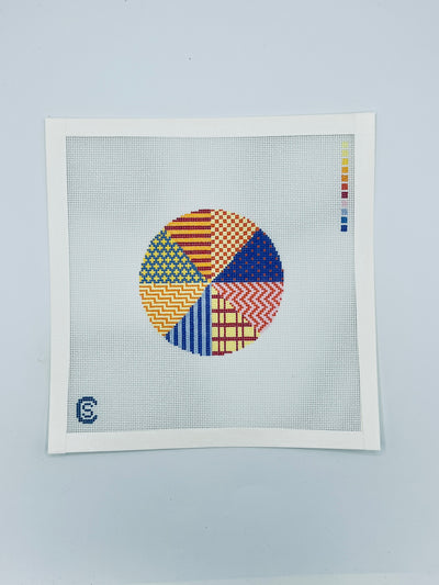 CS99-BB Patchwork Round – beach ball