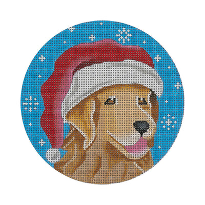 DG02 Golden Retriever Santa