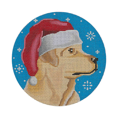 DG04 Yellow Lab Santa