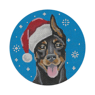 DG18 Doberman Santa