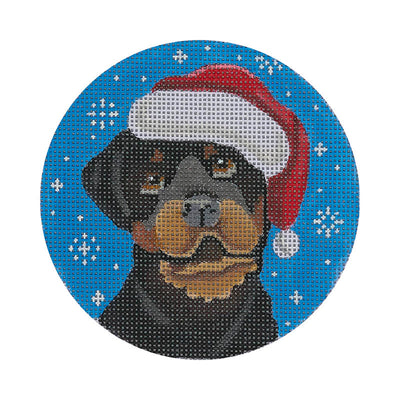 DG28 Rottweiler Santa Dog