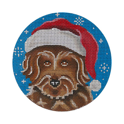 DG34 Doodle Santa Dog