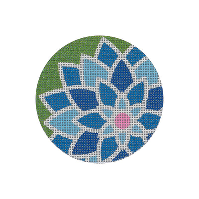FL11* 3" dia Graphic flower, Blue