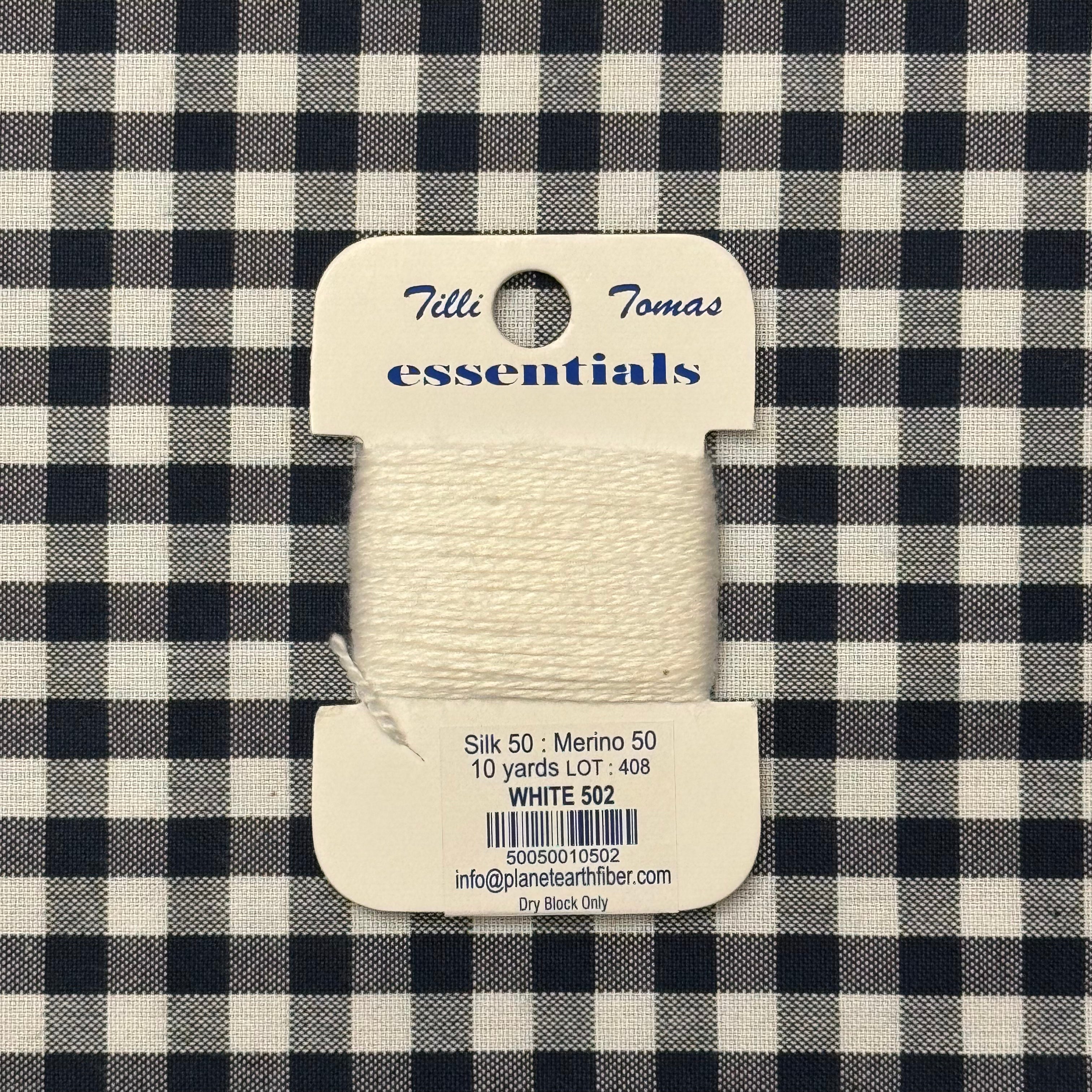 Essentials Thread 502 White | Essentials – Premium Needlepoint Thread ...