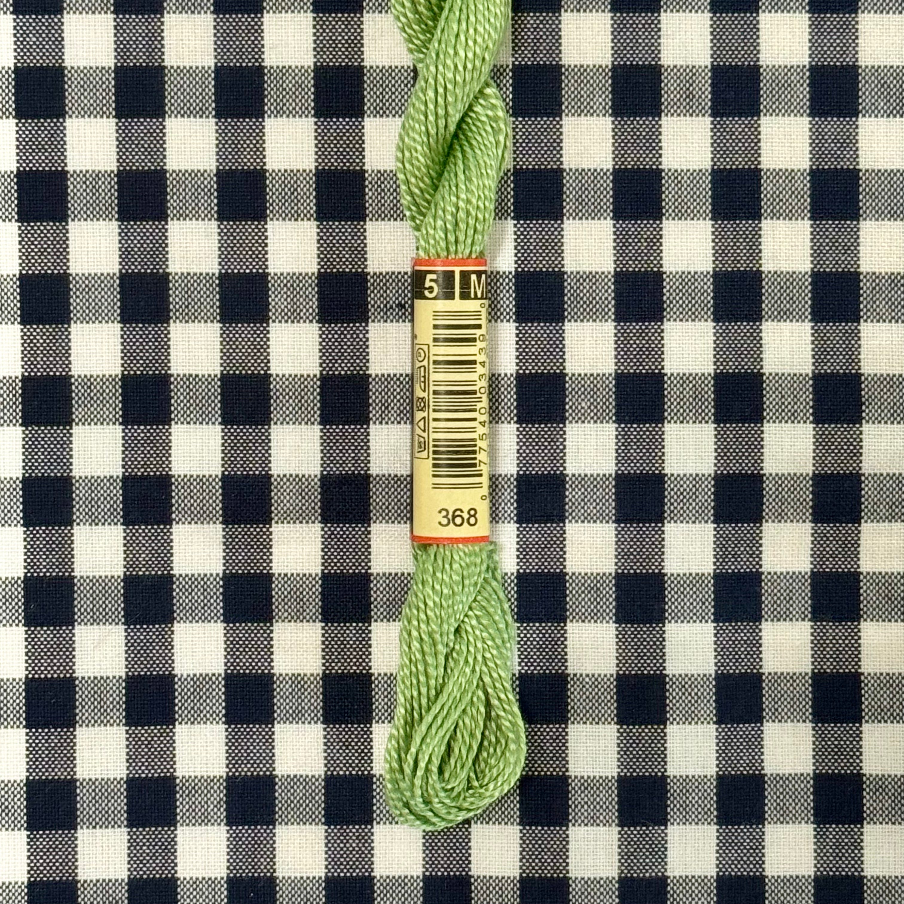 368 Light Pistachio Green | DMC Pearl Cotton 5 – The Needlepoint Clubhouse