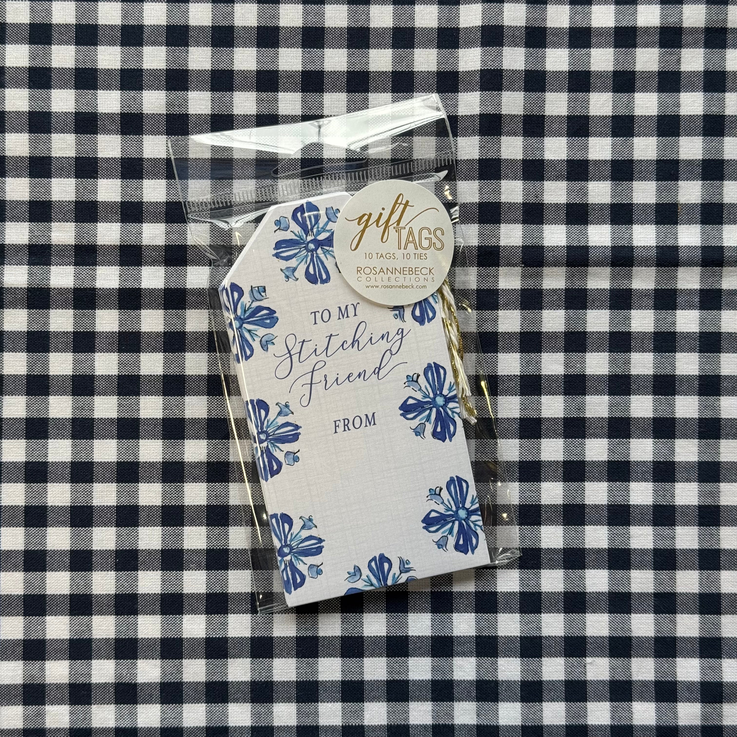 To My Stitching Friend gift tag – The Needlepoint Clubhouse