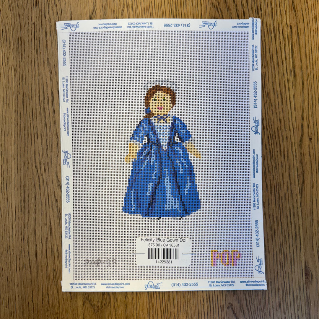 Felicity Blue Gown Doll The Needlepoint Clubhouse Felicity Blue Gown Doll The Needlepoint Clubhouse