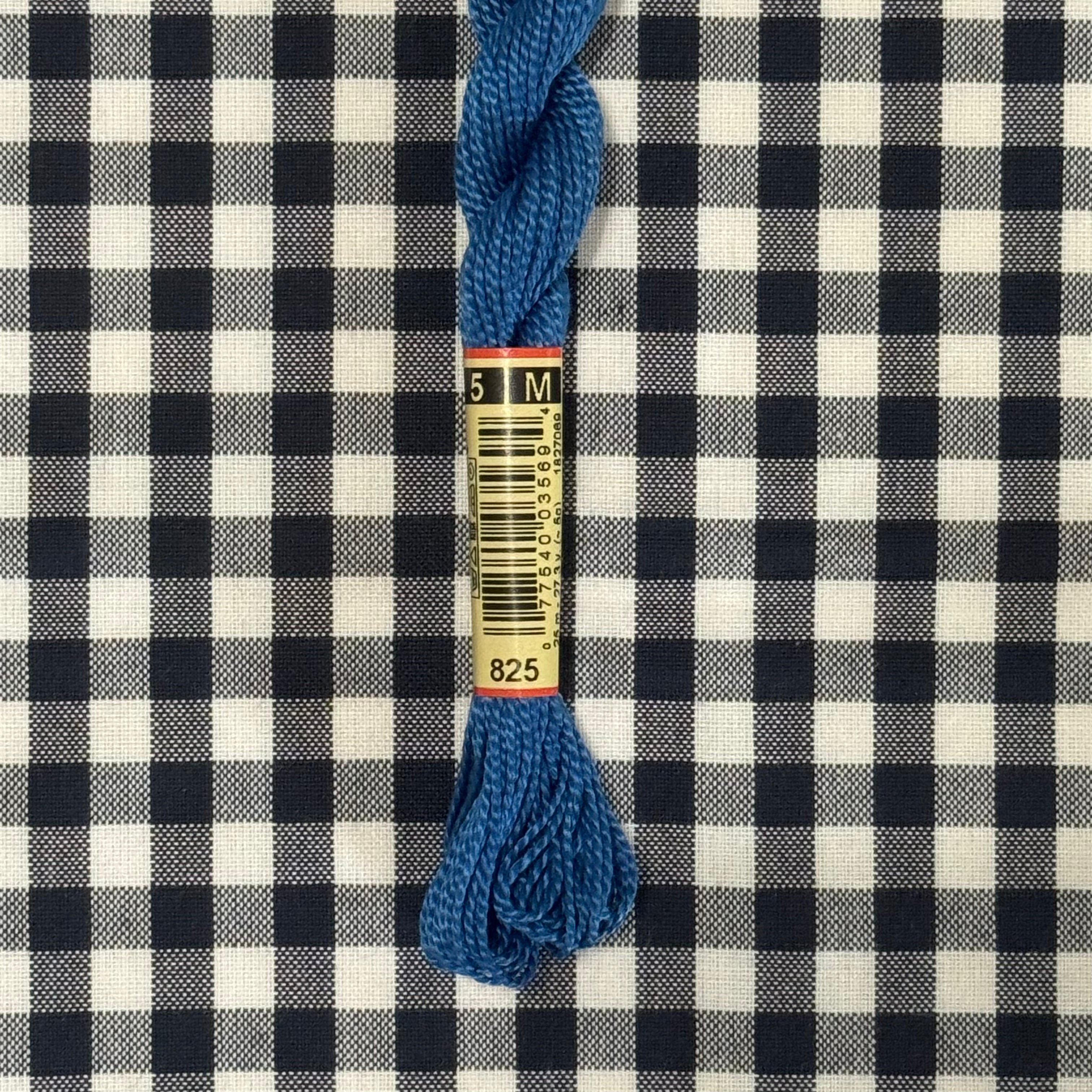 825 Dark Blue | DMC Pearl Cotton 5 – The Needlepoint Clubhouse